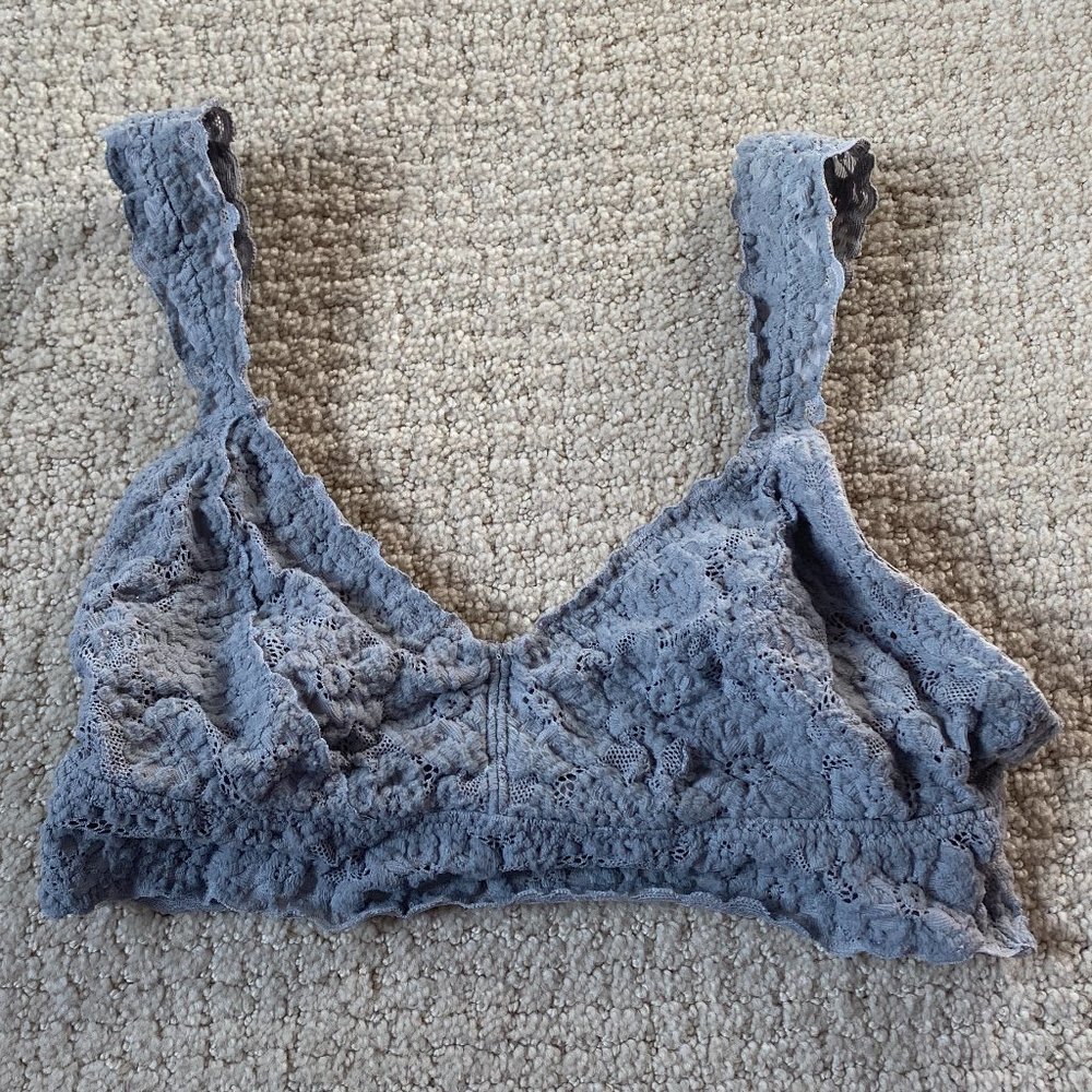 Aerie Grey Lace Bralette
